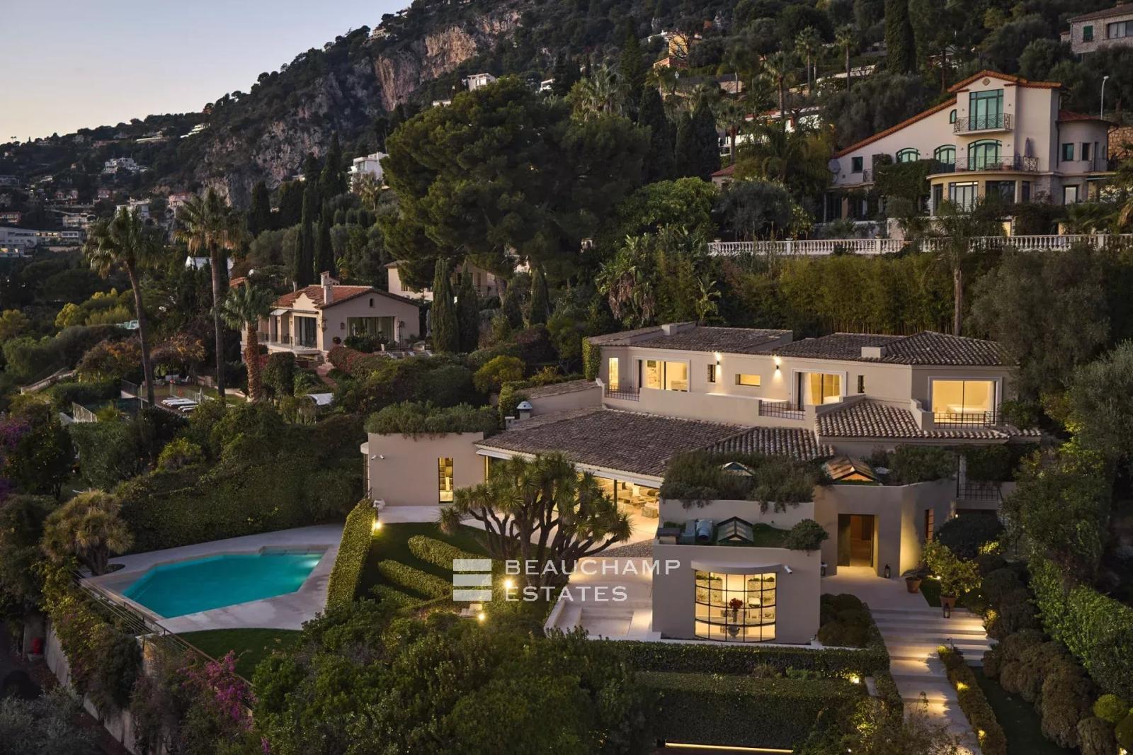 Villa contemporaine 6 chambres avec vue mer panoramique  – Saint-Jean-Cap-Ferrat