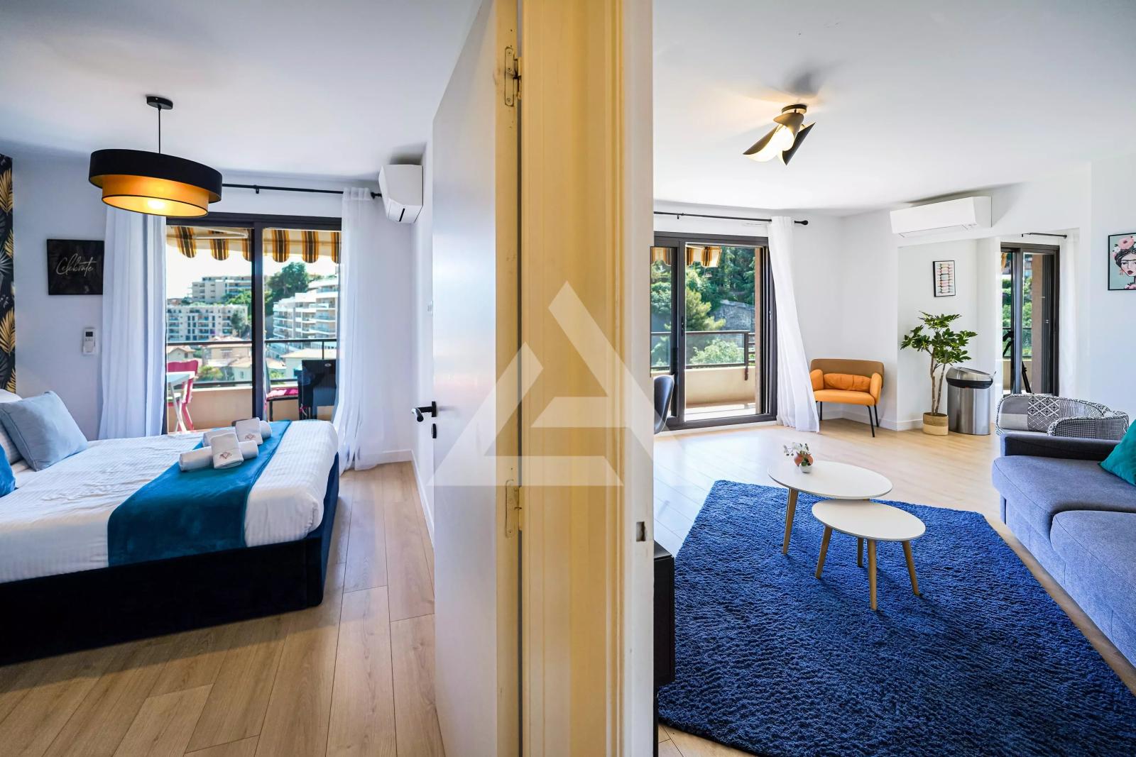 BEAUSOLEIL - 3 PIECES - CAVE, PARKING ET PISCINE