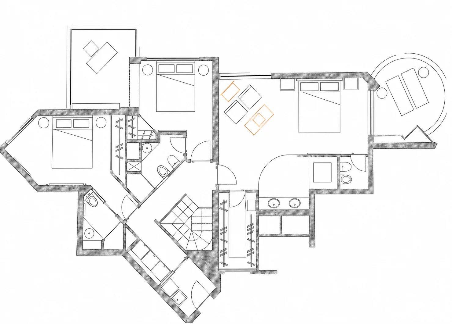 Duplex de 230 m² au dernier étage avec vue panoramique sur la merDuplex dernier étage
