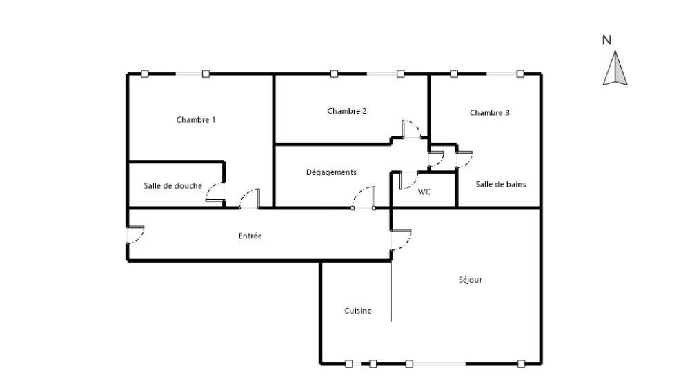 Cannes – Quartier Oxford | Spacieux T4 avec vaste terrasse, jardin & garage