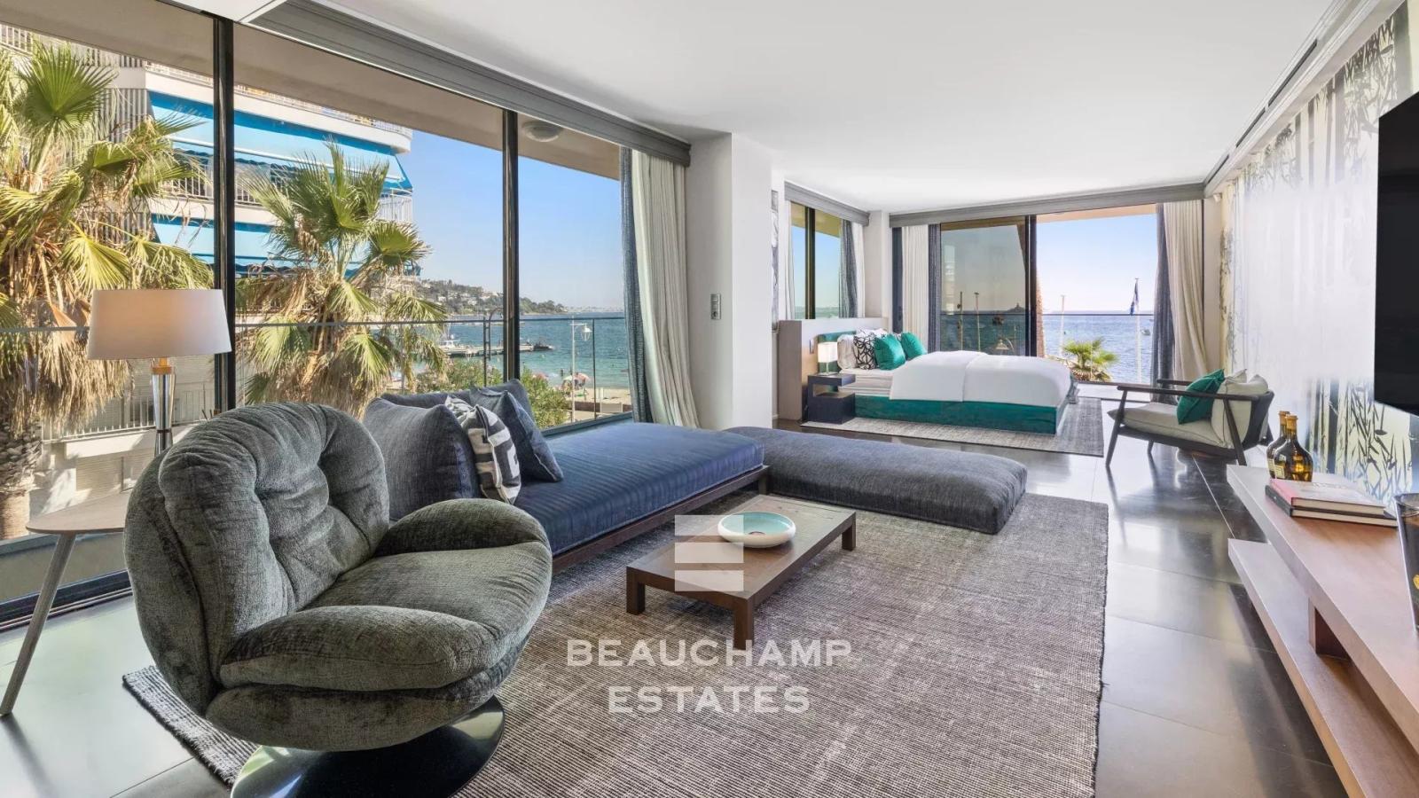 Pointe Croisette – Propriété en co-exclusivité en front de mer avec appartement de maître indépendant