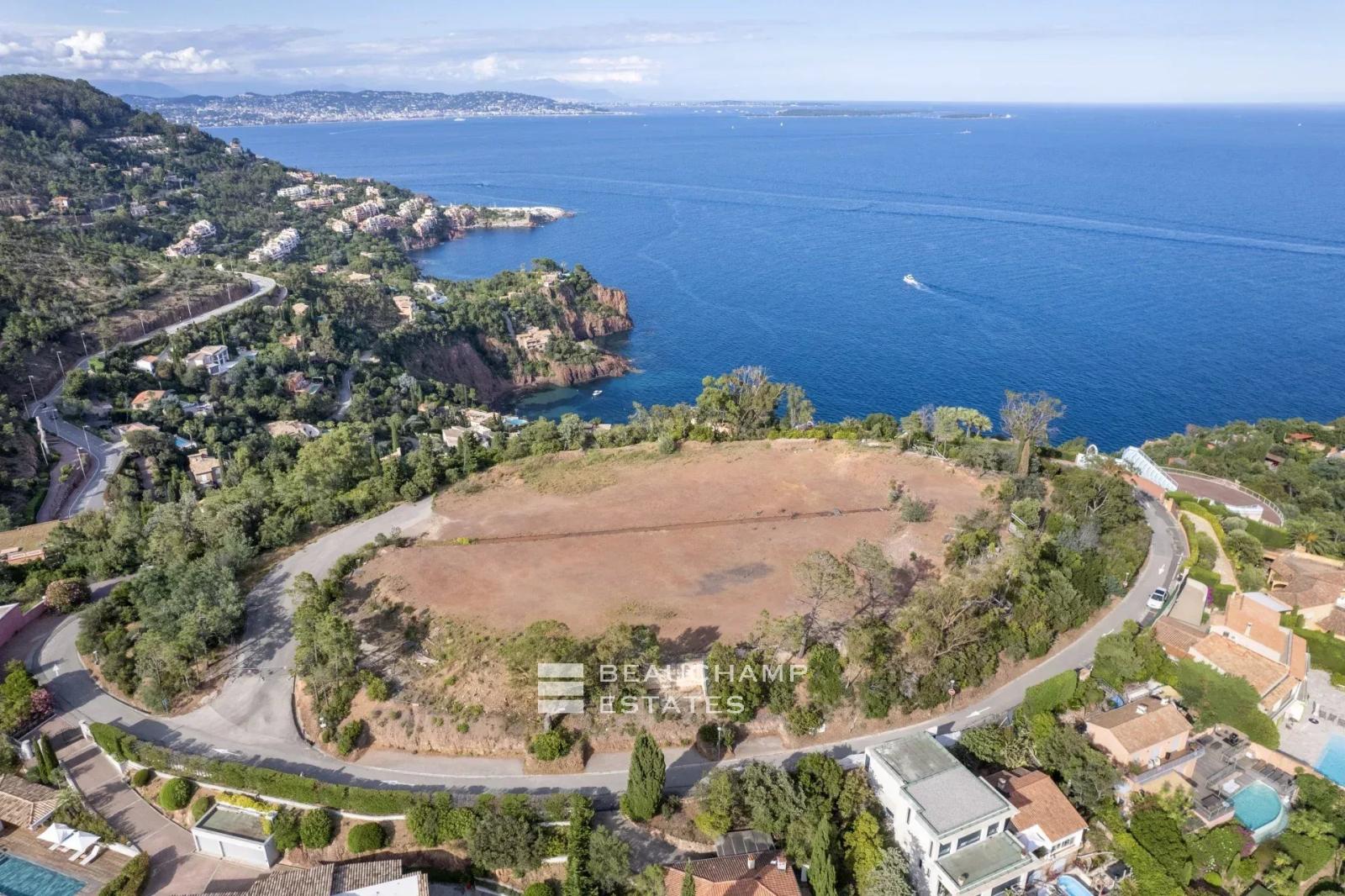 Terrain plat - Vue mer panoramique - Theoule sur Mer