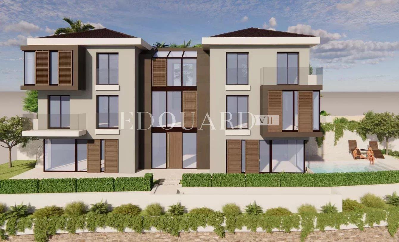 Sur la commune de Roquebrune Cap Martin, villa avec superbe vue mer panoramique et vaste garage