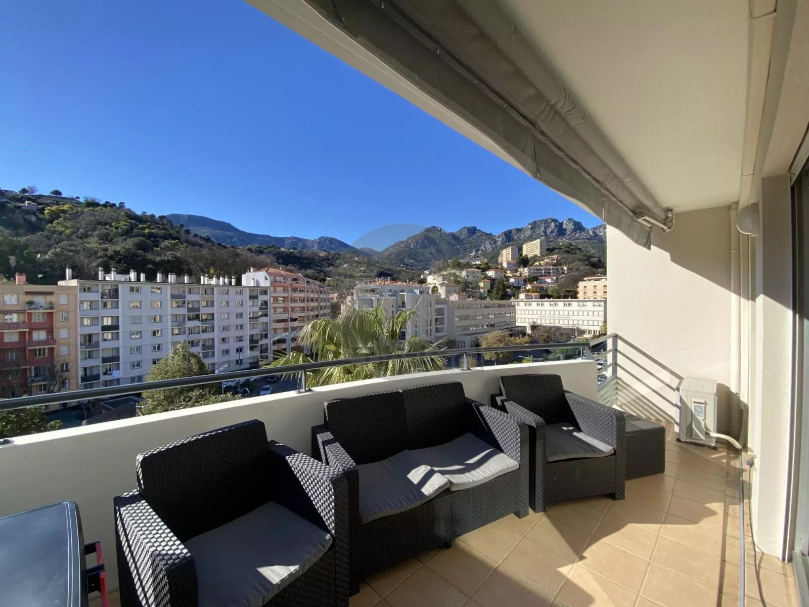 A VENDRE MENTON BORRIGO 3P 65M2 CLEF EN MAIN TERRASSE CAVE GARAGE NORMES P.M.R