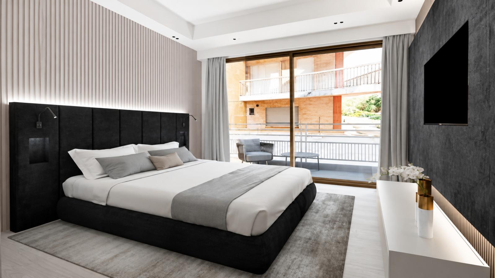 Appartement de 3 pièces rénové - Condamine - Vue échappée sur le Circuit F1