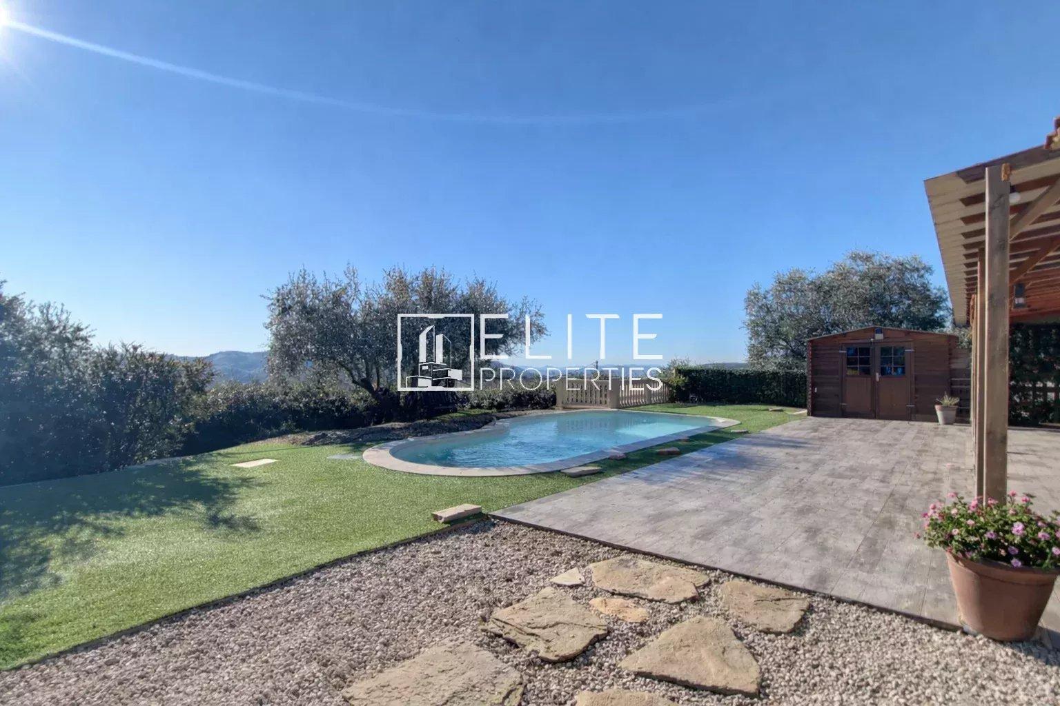 LE TIGNET villa 208 m² + piscine vue dégagée sur le lac de Saint Cassien, mer et collines environnantes