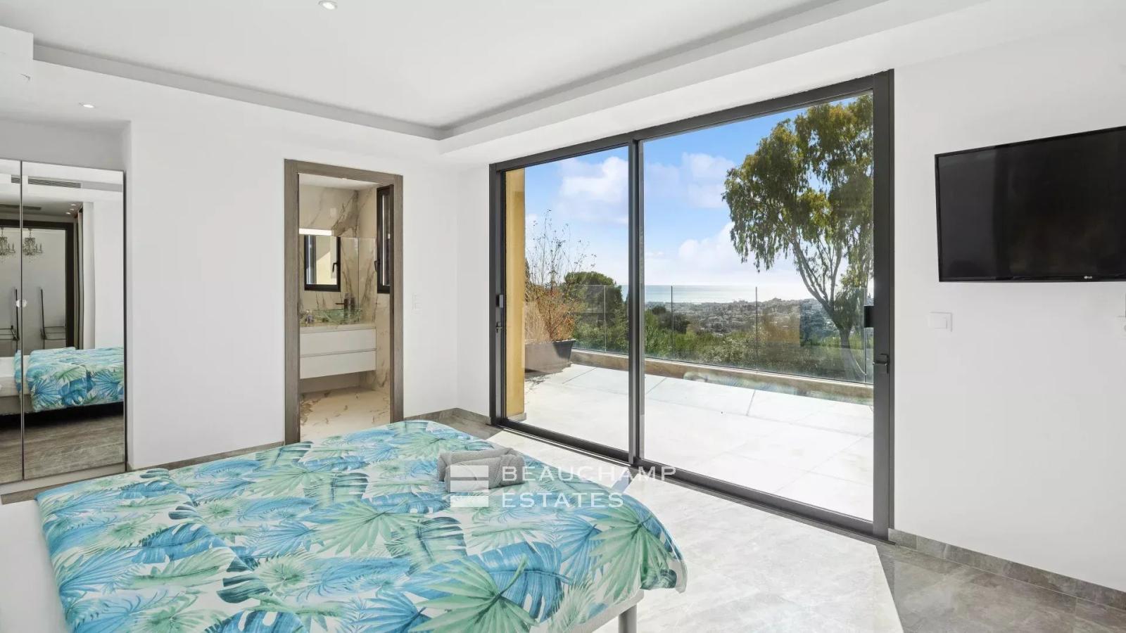 Villa contemporaine 5 chambres avec vue mer - Mougins