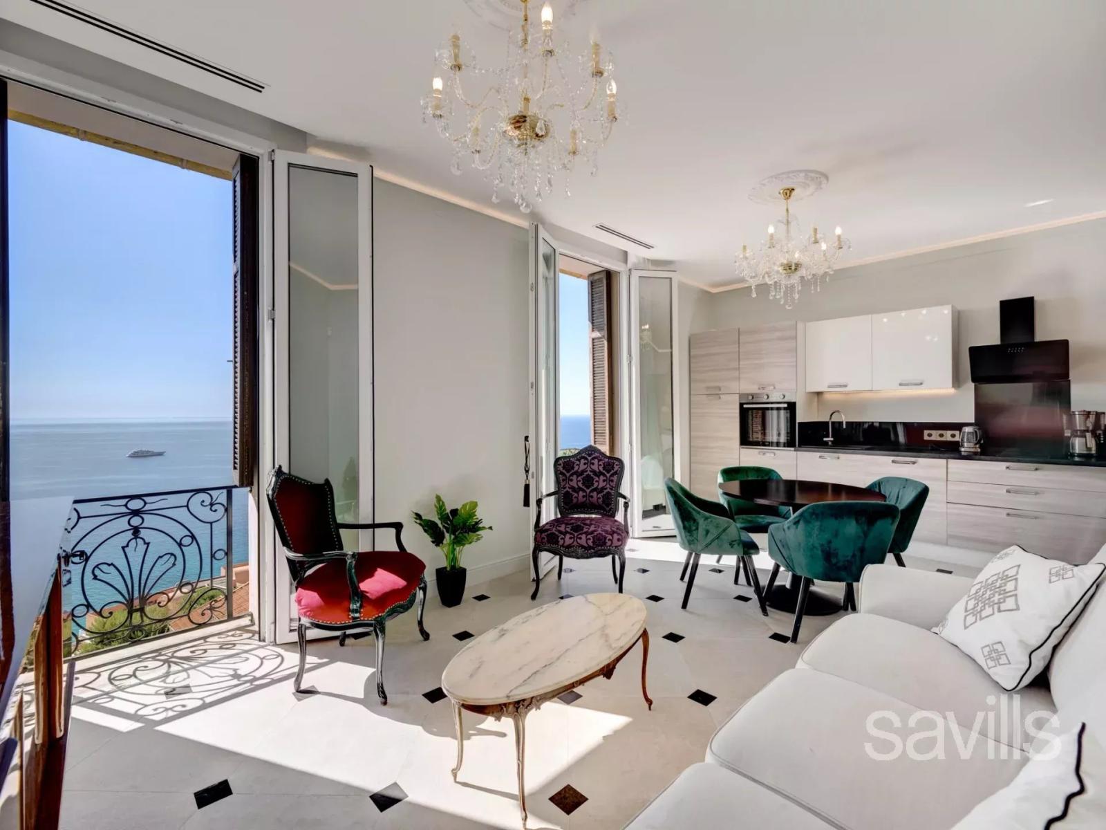 Dernier étage dans la villa - vue mer panoramique