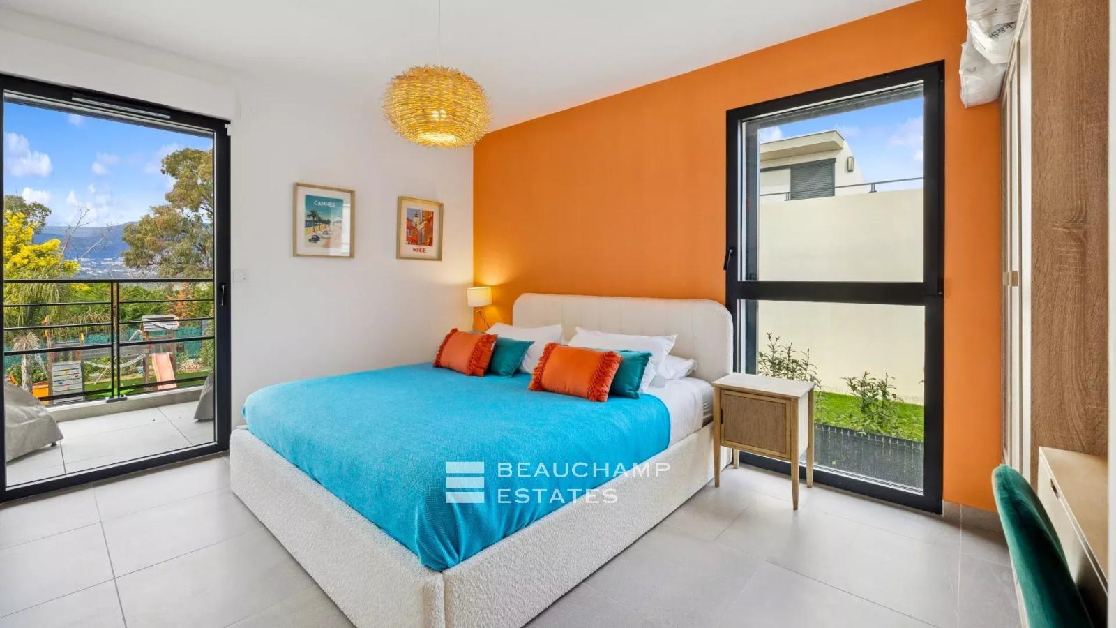 Villa contemporaine 4 chambres avec piscine - La Roquette-sur-Siagne