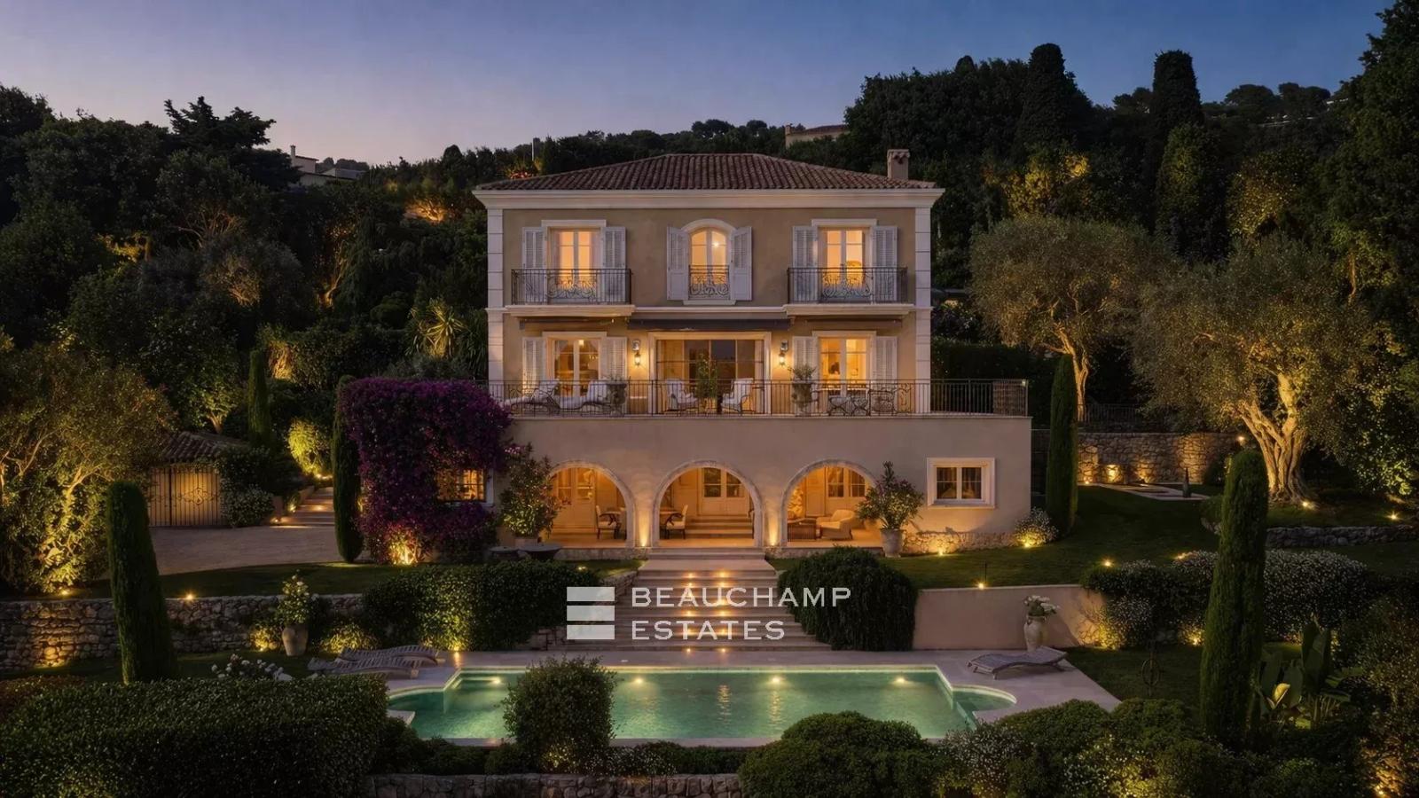 Propriété avec vue mer panoramique - 6 chambres - Cannes Californie