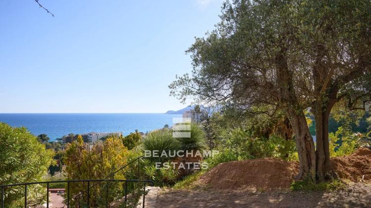 Propriété 5 chambres à rénover avec vue mer panoramique - Cannes - La Croix-des-Gardes