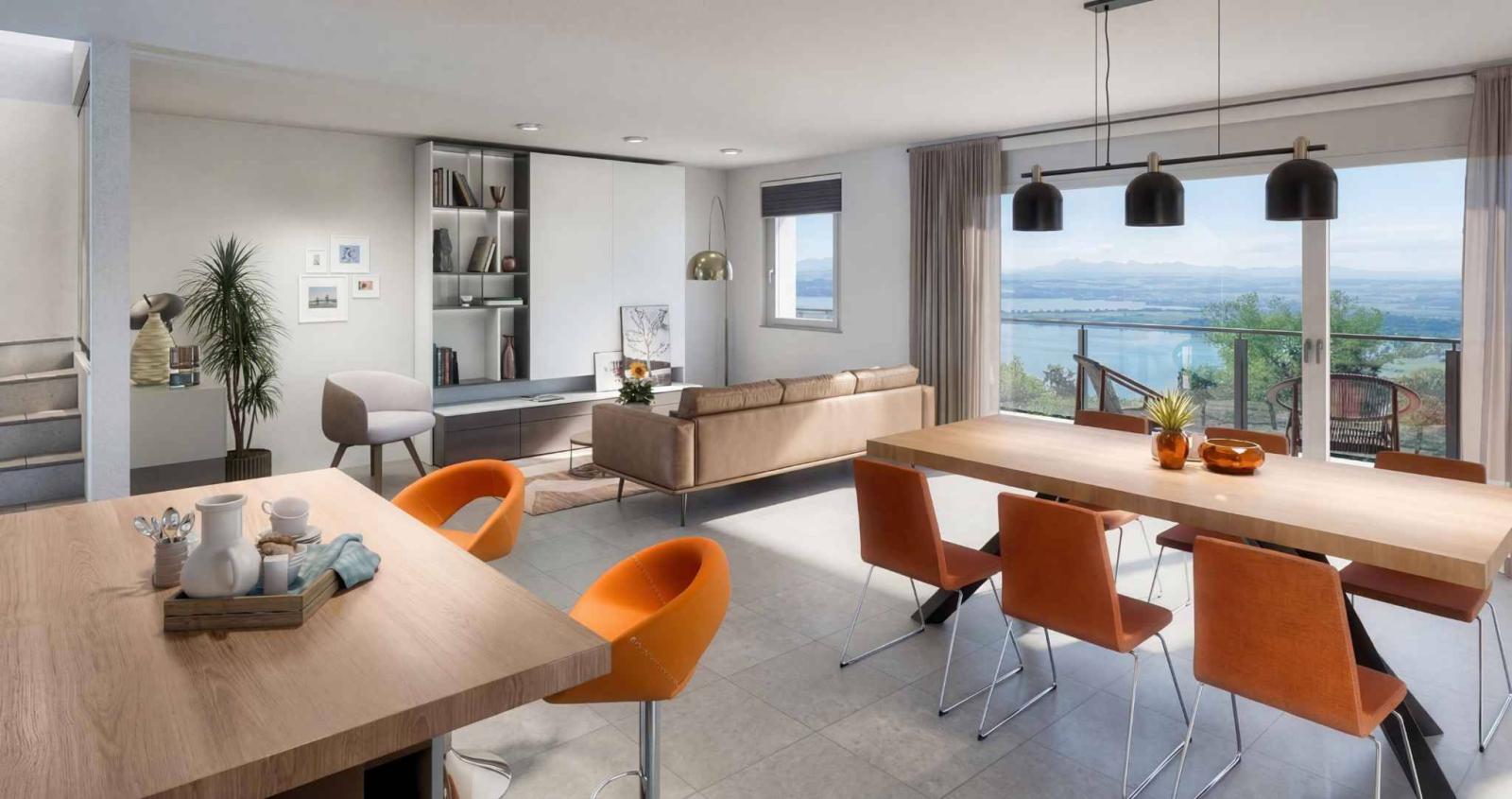 VILLA NEUVE : Un cadre de vie privilégié entre lac et montagnes !