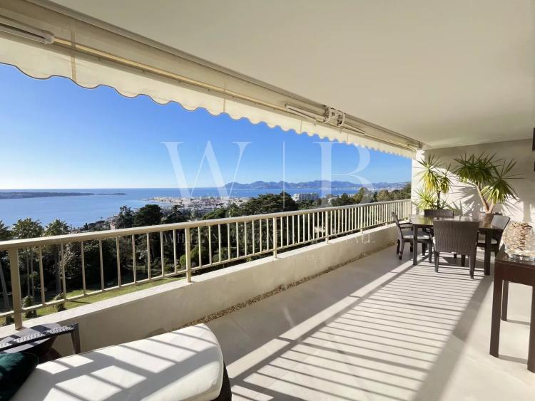 Cannes, la Californie - Splendide 3 Pièces avec vue mer panoramique