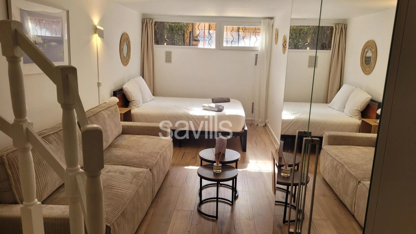 Appartement 3 pièces - rénové avec jardinet / terrasse - à pied du centre