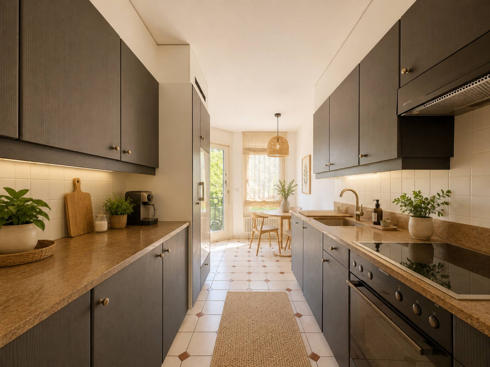 Élégant appartement familial de 4.5 pièces avec cheminée et loggia