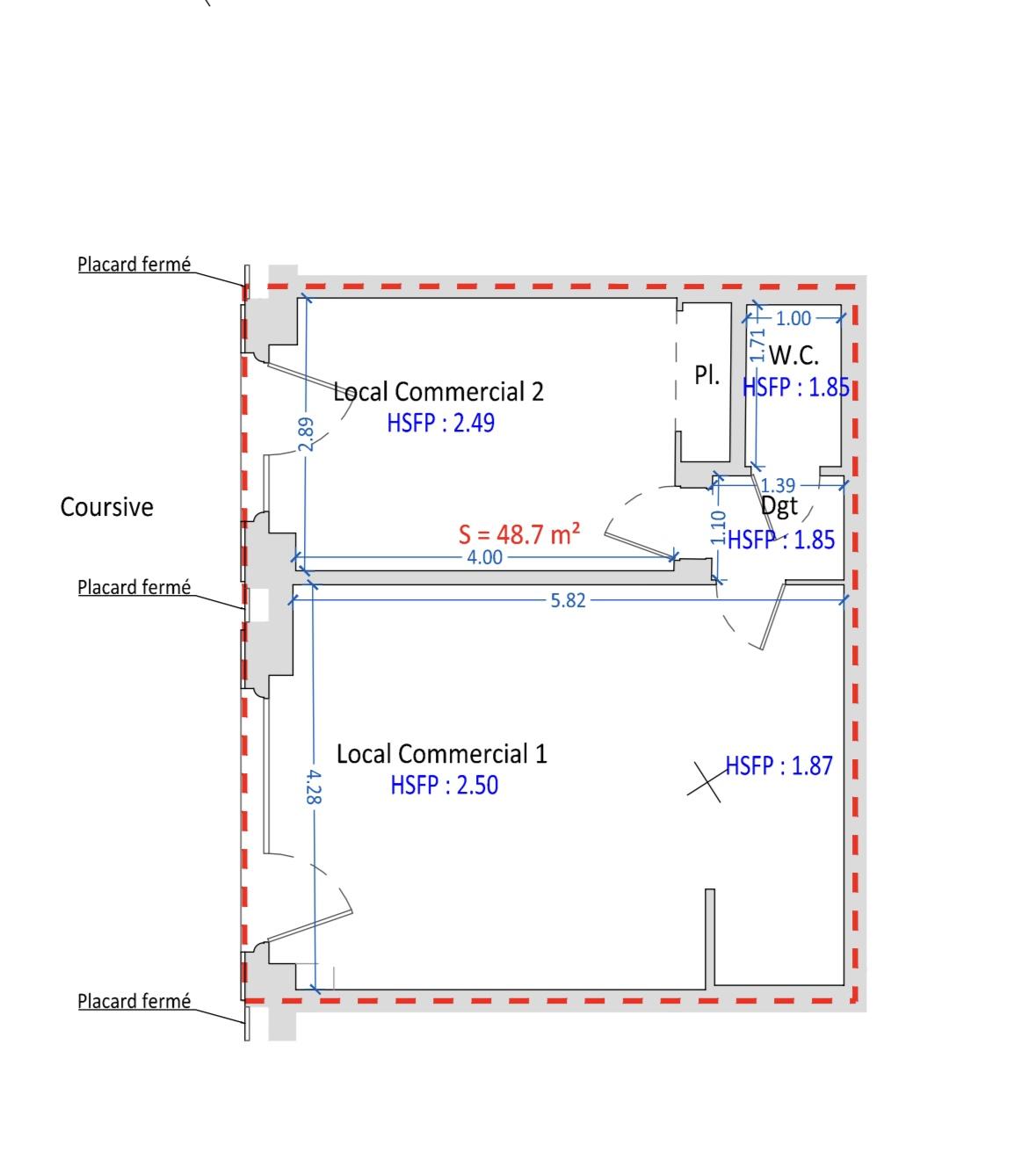 LOCAL EN PLEIN CARRÉ D’OR