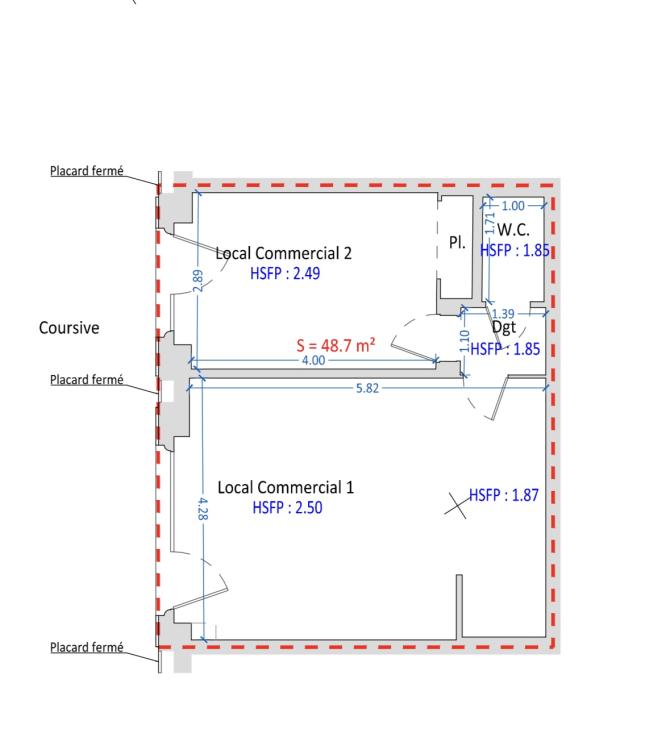 LOCAL EN PLEIN CARRÉ D’OR