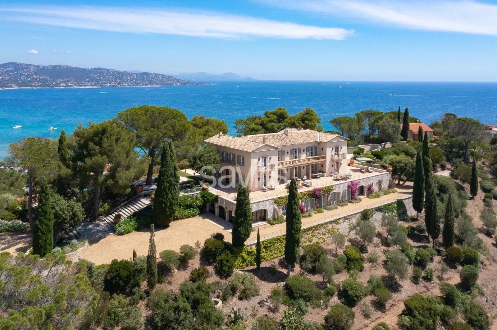 Propriété d'exception vue mer panoramique sur Saint-Tropez