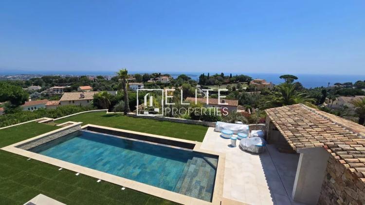 VILLA D’EXCEPTION 6 PIÈCES 450 m² VUE MER VALLAURIS