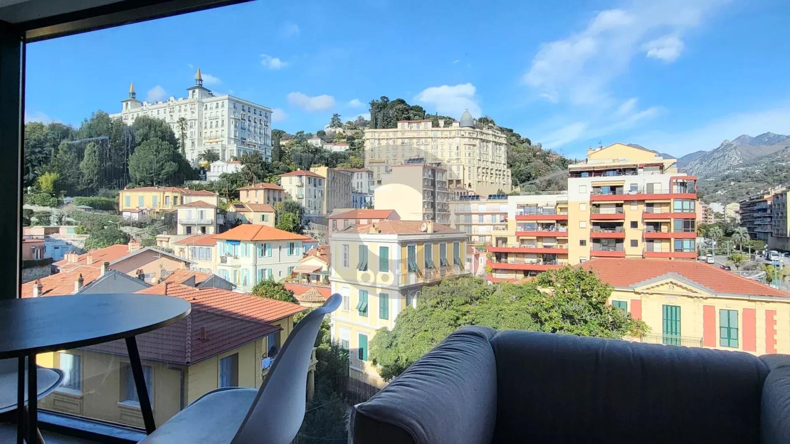 Menton centre - Immeuble neuf - Appartement deux pièces avec terrasse