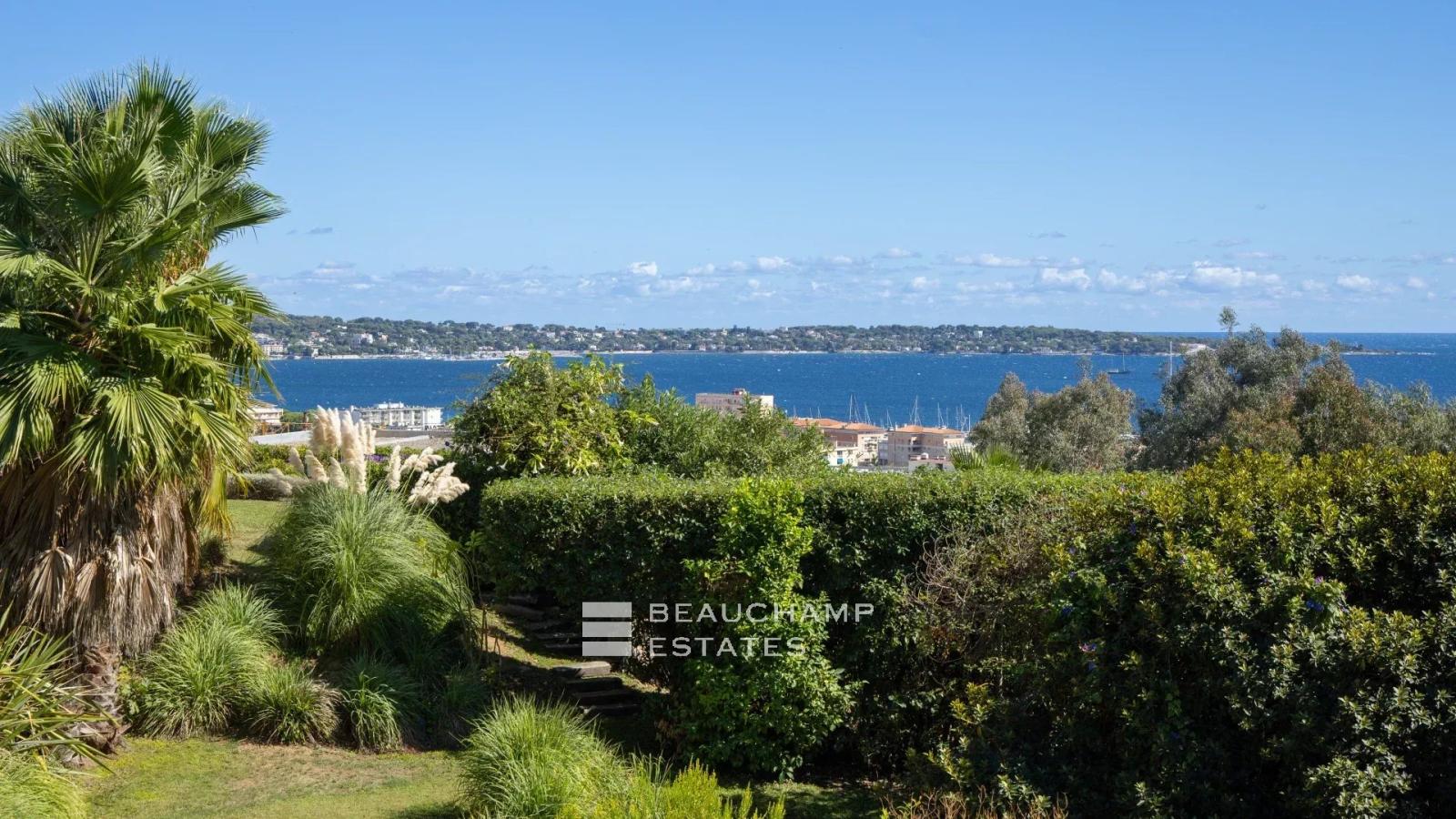 villa moderne avec vue mer panoramique - golfe juan