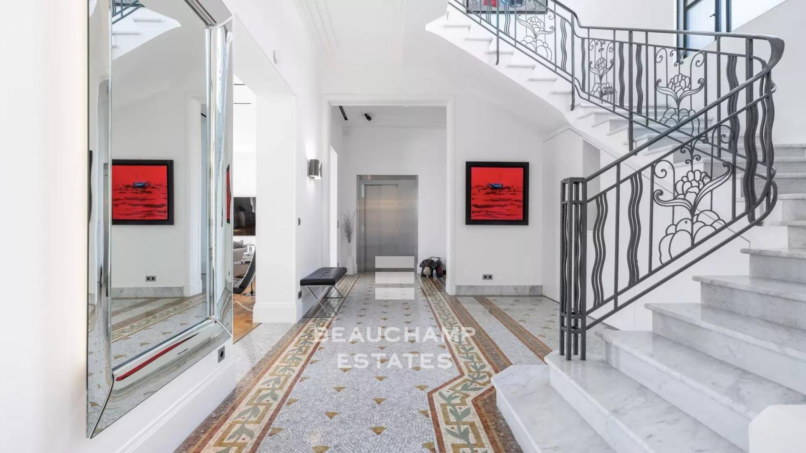 Villa 7 chambres Belle Époque avec vue mer  - Cannes Basse Californie