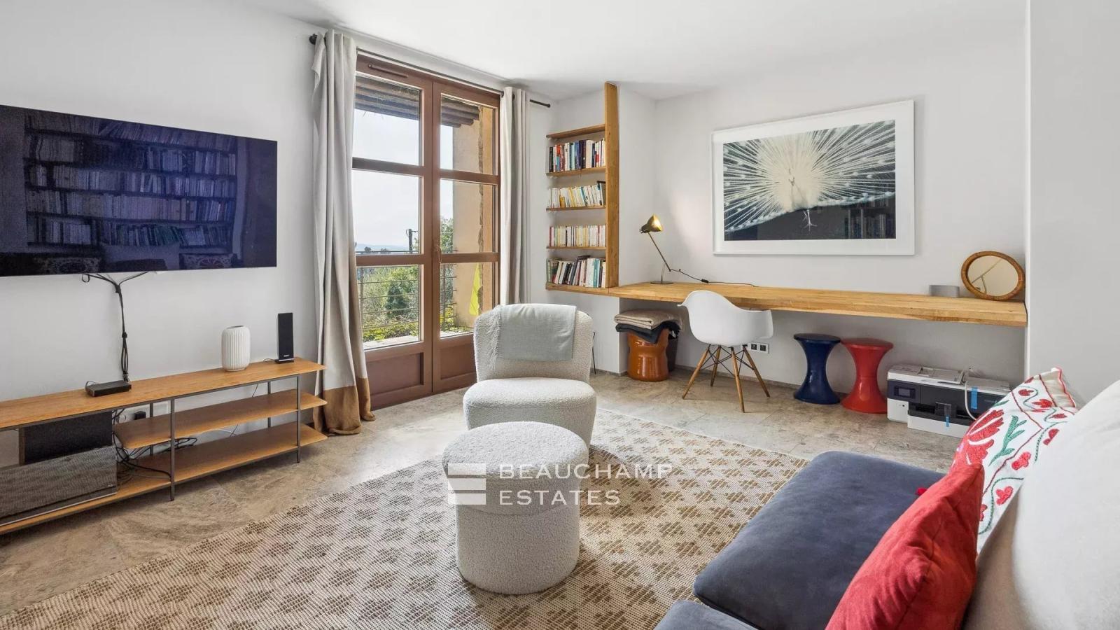 Villa néo provençale 5 chambres avec vue mer - Châteauneuf-Grasse