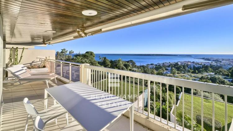 appartement avec vue mer panoramique - 3 chambres - cannes californie