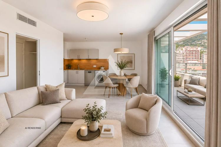 ALTA MARE - BEAUSOLEIL - 2 PIECES - RESIDENCE NEUVE AUX PORTES DE MONACO