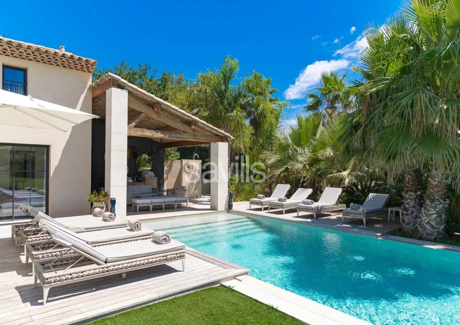 Villa contemporaine pour 12 personnes, à deux pas de Saint-Tropez