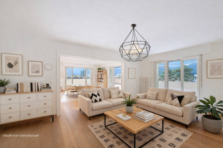 Attique au cœur du quartier de la Fusion