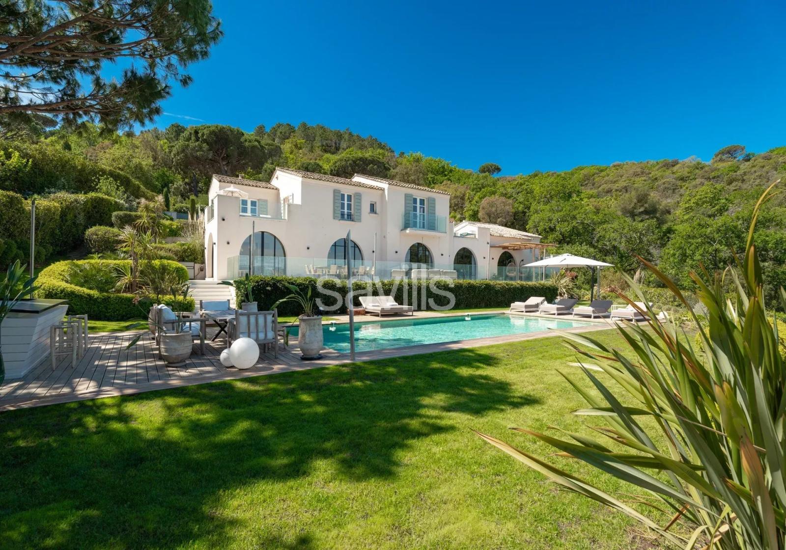 Ramatuelle, propriété à louer pour les vacances  avec vue mer