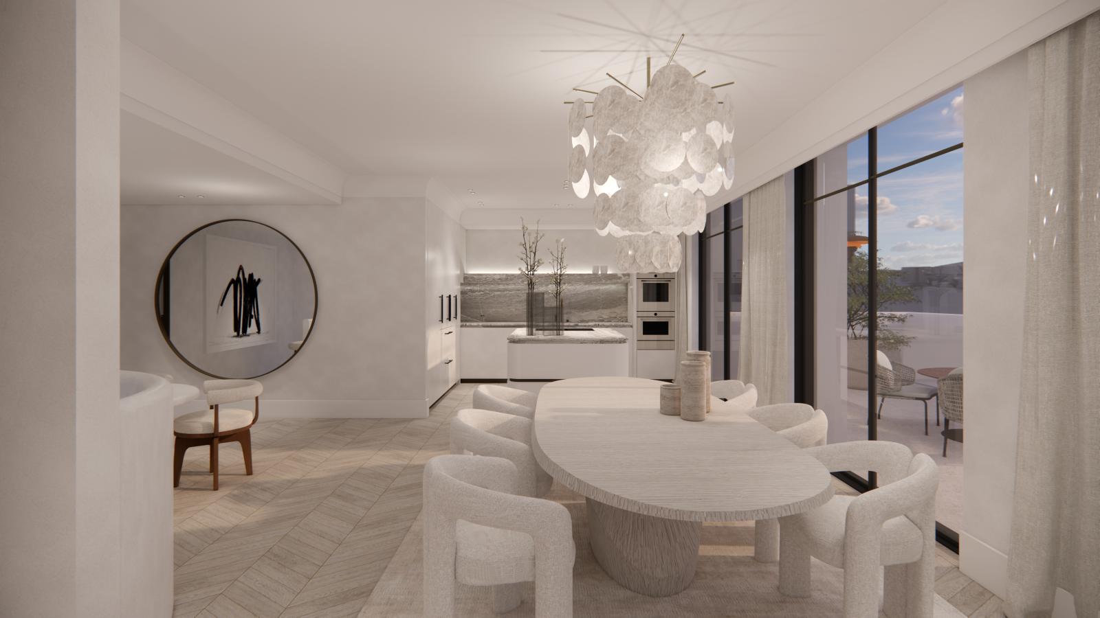 Boulevard des Moulins : Duplex Penthouse Entièrement Rénové