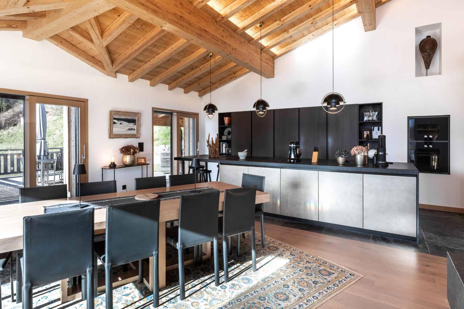 Chalet d'exception avec ascenseur privatif et vue imprenable