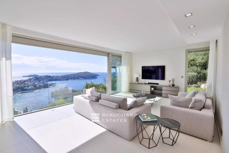 Villa contemporaine 5 chambres avec vue mer panoramique - Villefranche-sur-mer