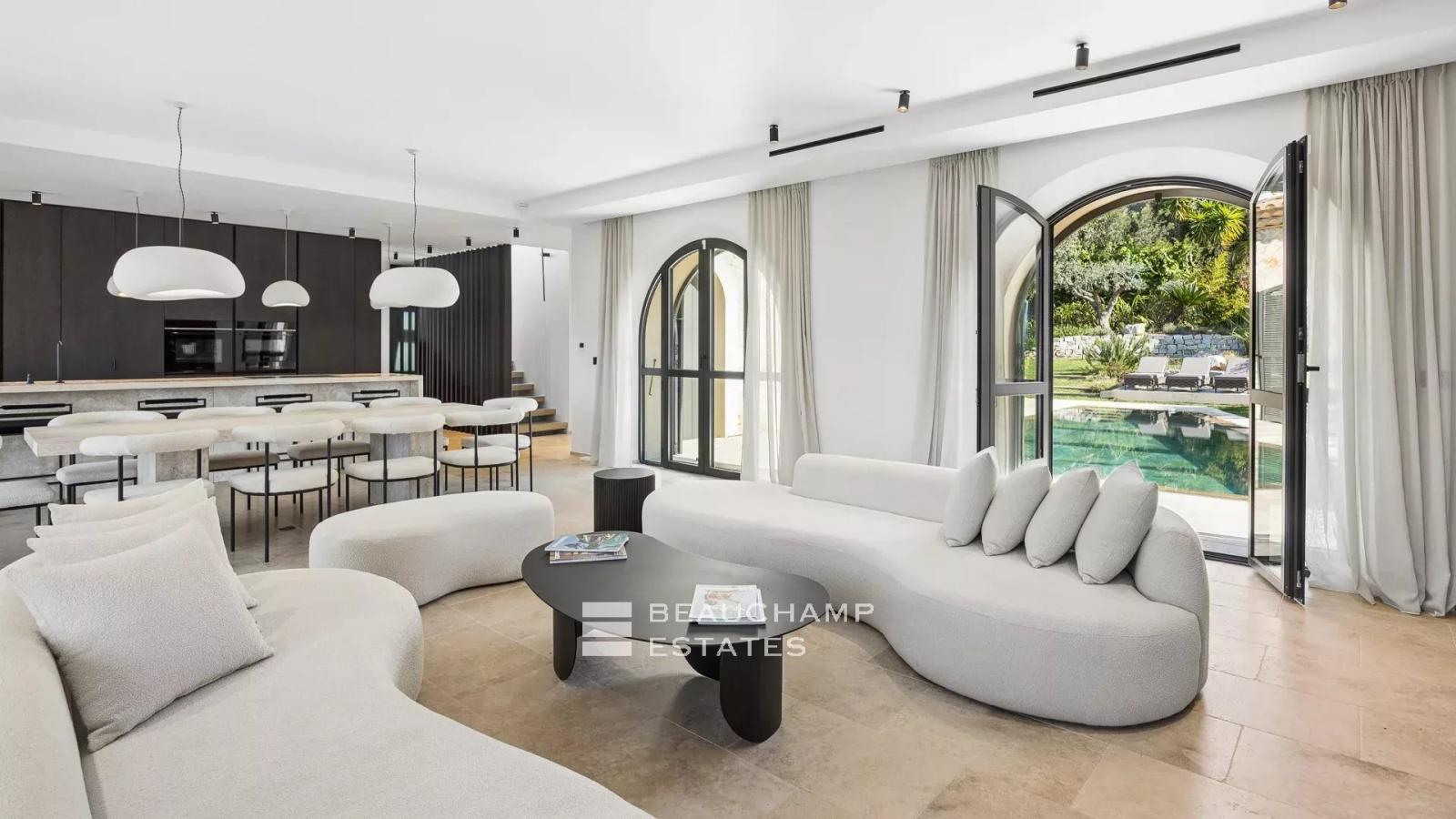 Villa méditerranéenne  avec vue mer panoramique - Cap d'Antibes