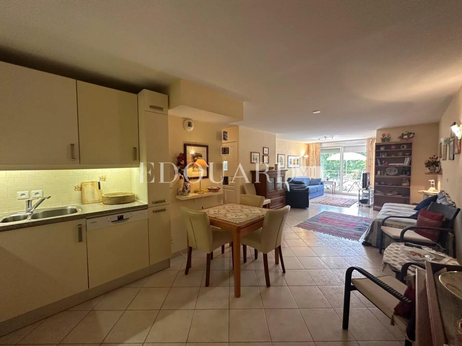 Grand deux pièces en excellent état avec belle terrasse et possibilité garage, exclusivité