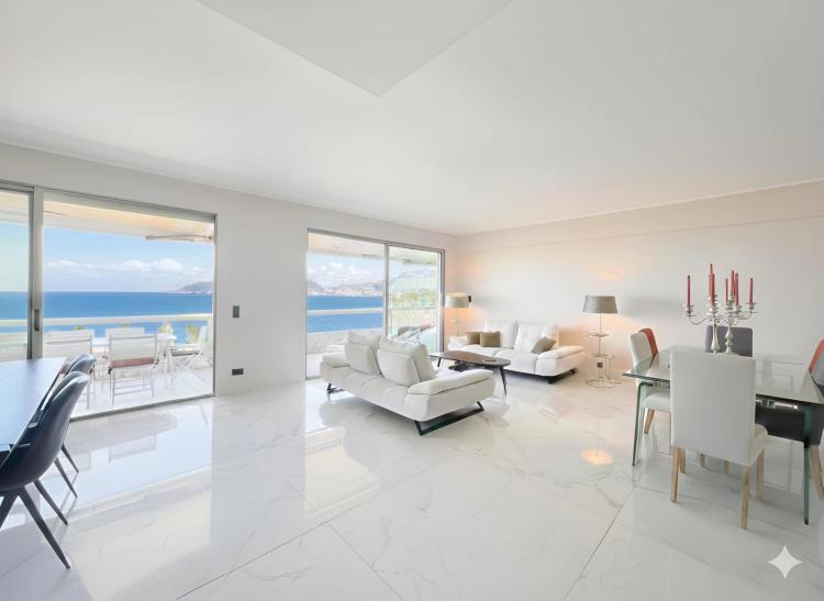 CANNES CROISETTE – 3P D'EXCEPTION – VUE MER PANORAMIQUE