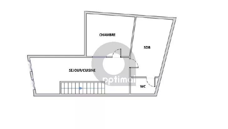 Menton Vieille Ville - Proche Sciences Po - 1/2 P de 48 m²
