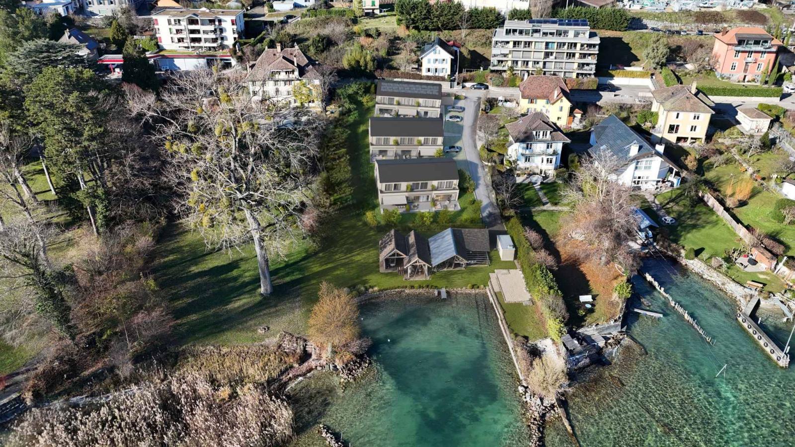 Les Rives de Gorgier – 9 villas contiguës au bord de l'eau