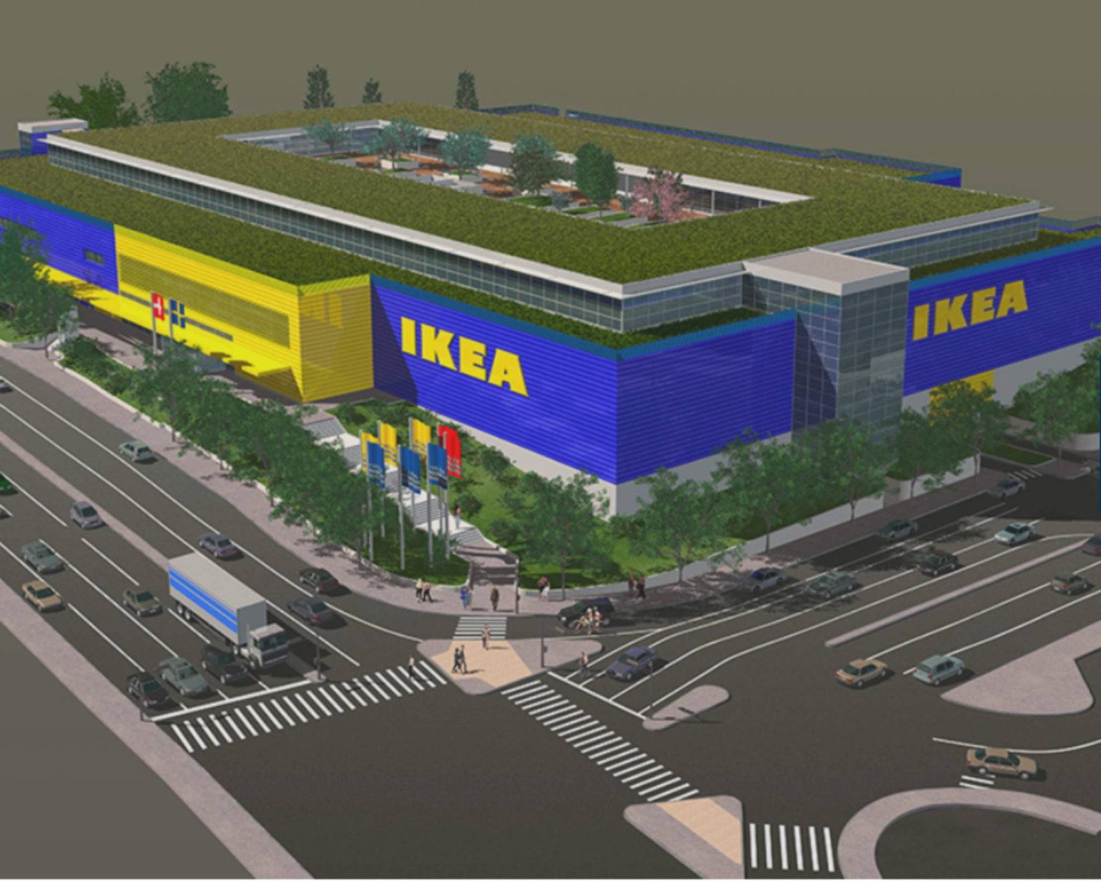 Vernier - Surface de 1380 m2 en attique - Immeuble IKEA