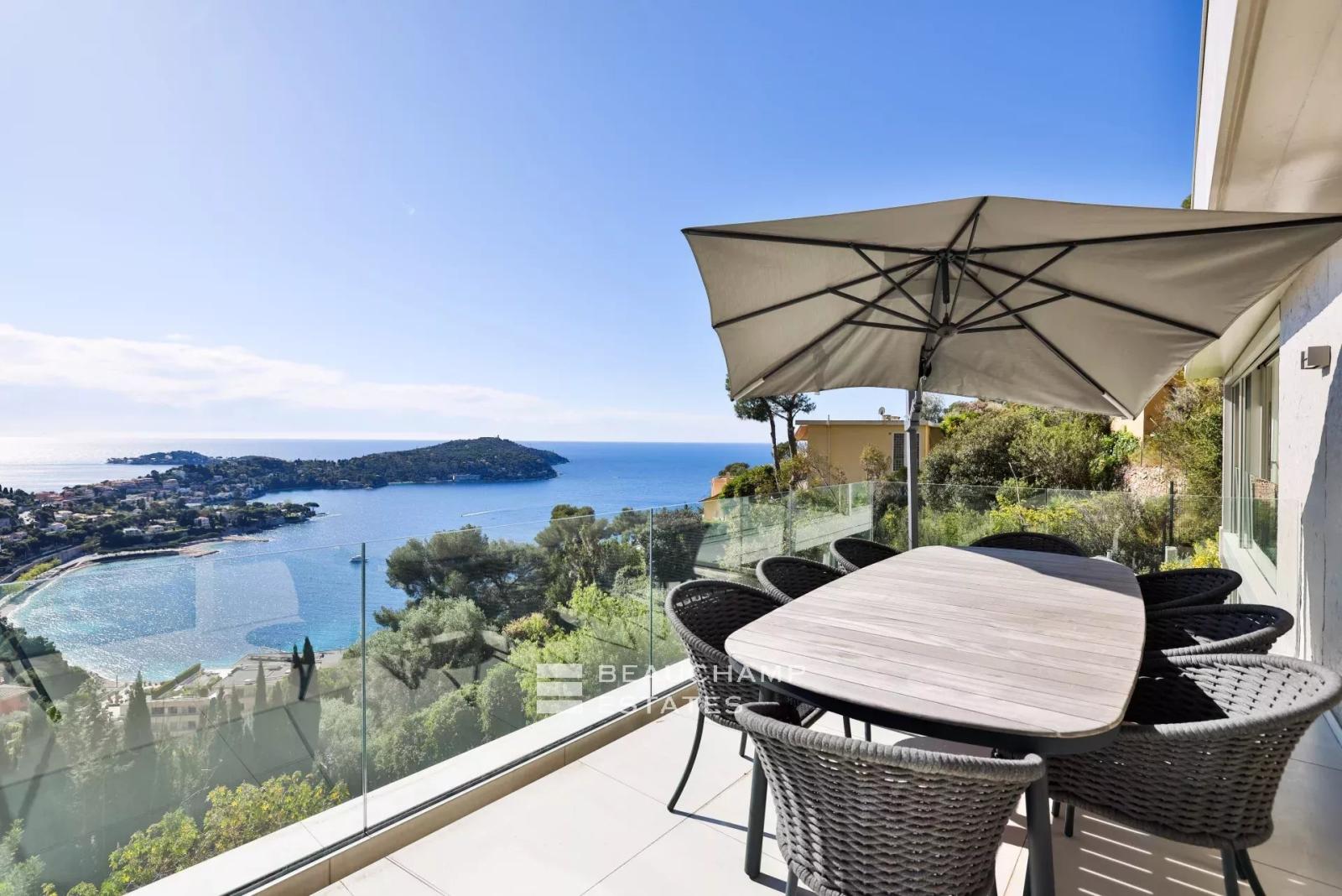 Villa contemporaine 5 chambres avec vue mer panoramique - Villefranche-sur-mer