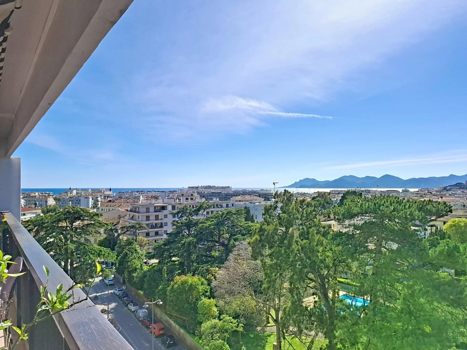 VENTE APPARTEMENT 3/4P VUE MER CANNES - MONFLEURY - GALLIA