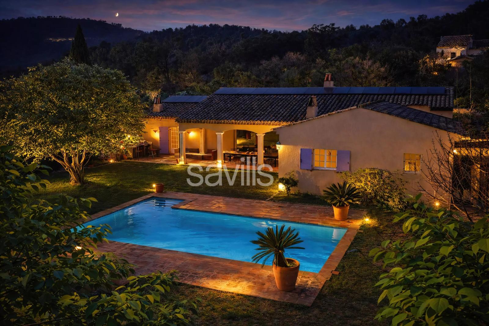 Villa au calme avec vue dégagée sur la campagne