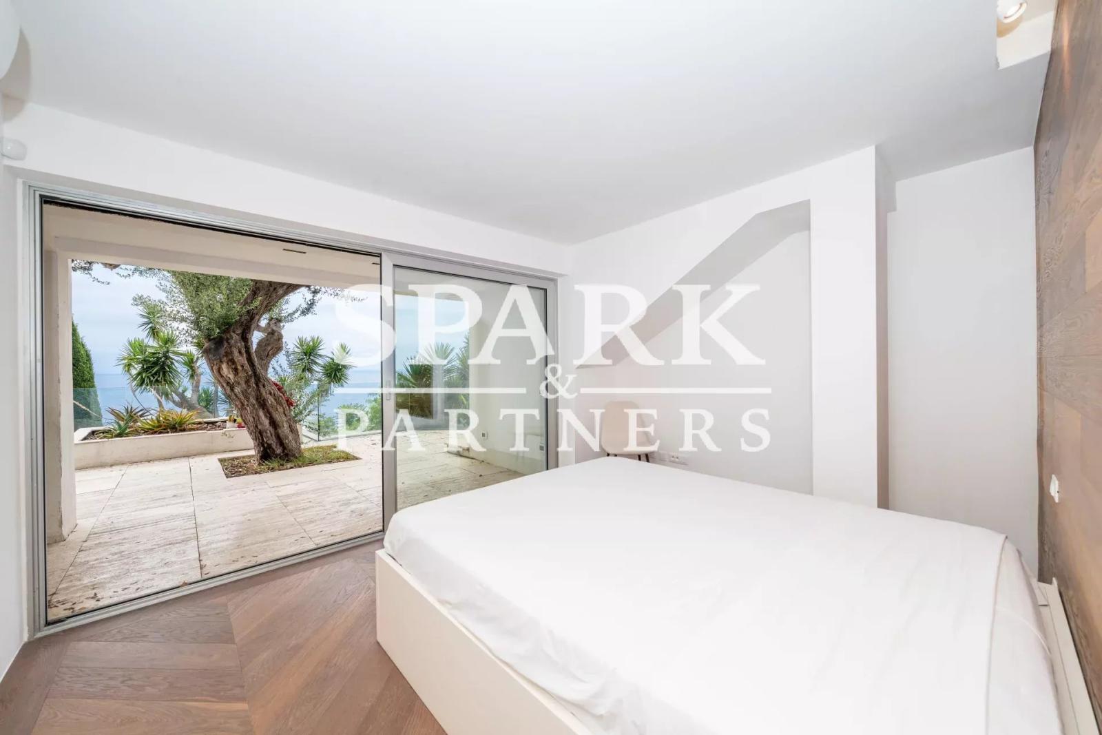 Cap d'Ail - Appartement avec une vue imprenable sur la mer et piscine