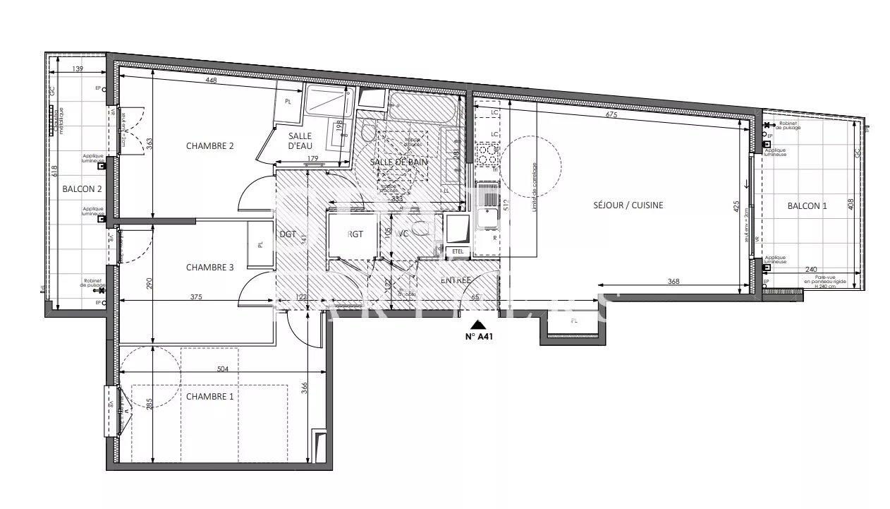 Beausoleil - Appartement T4 dans une résidence neuve
