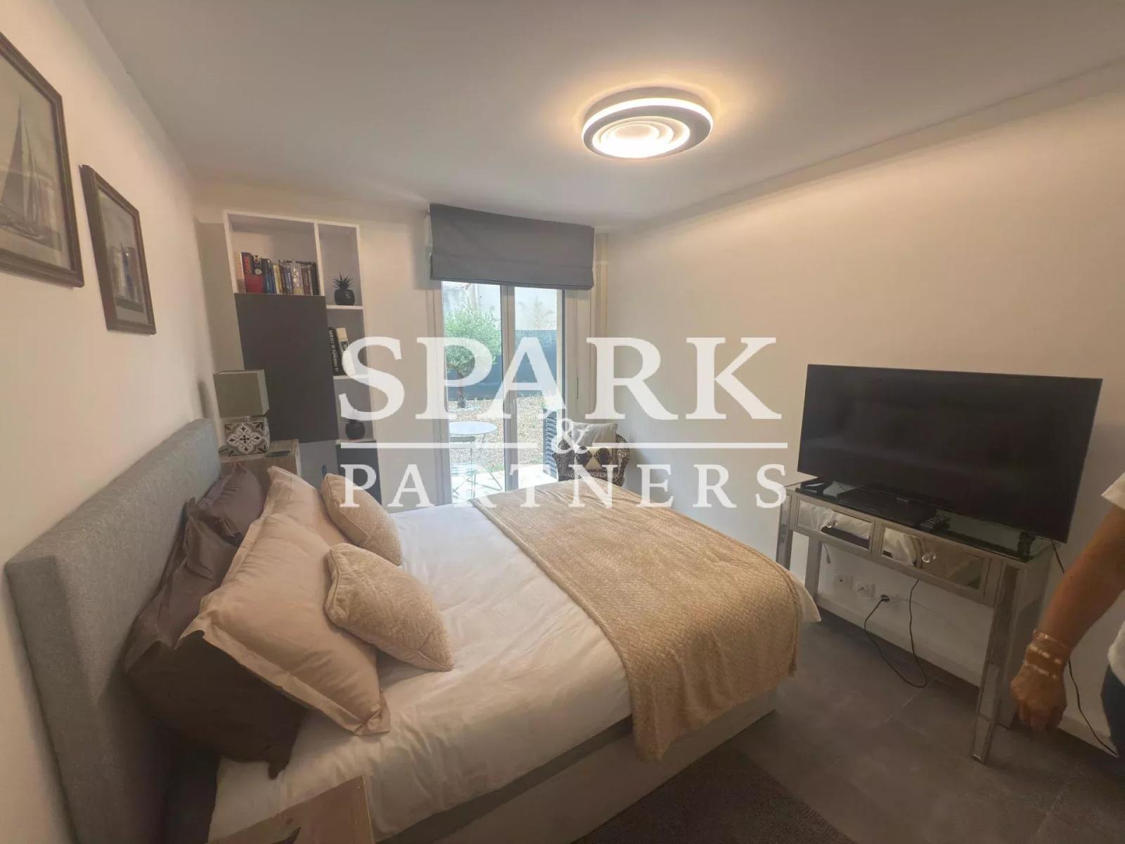 Beausoleil- Appartement 3 pièces meublé avec jardin