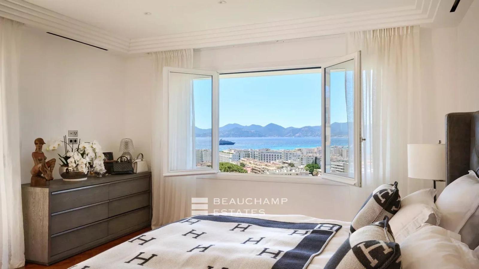 Villa 5 chambres Belle Époque avec vue mer  - Cannes Basse Californie