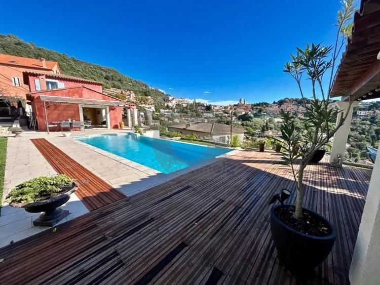 A VENDRE - LA TURBIE - MAISON DE CARACTERE 5P 170M2 - PISCINE POOLHOUSE JARDIN