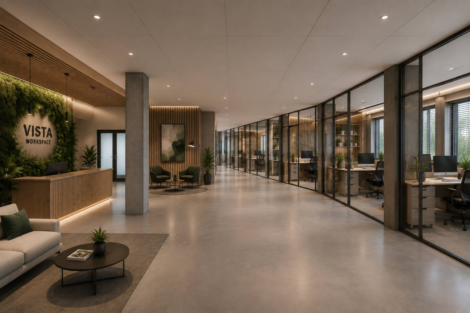 Magnifique surface de 588 m2 au 2ème étage d'un bâtiment moderne